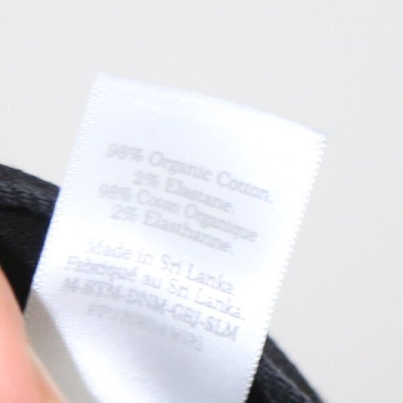 NWT Everlane The Slim Fit Jean Low Stretch Men's Black Size 28x32 - Picture 7 of 9